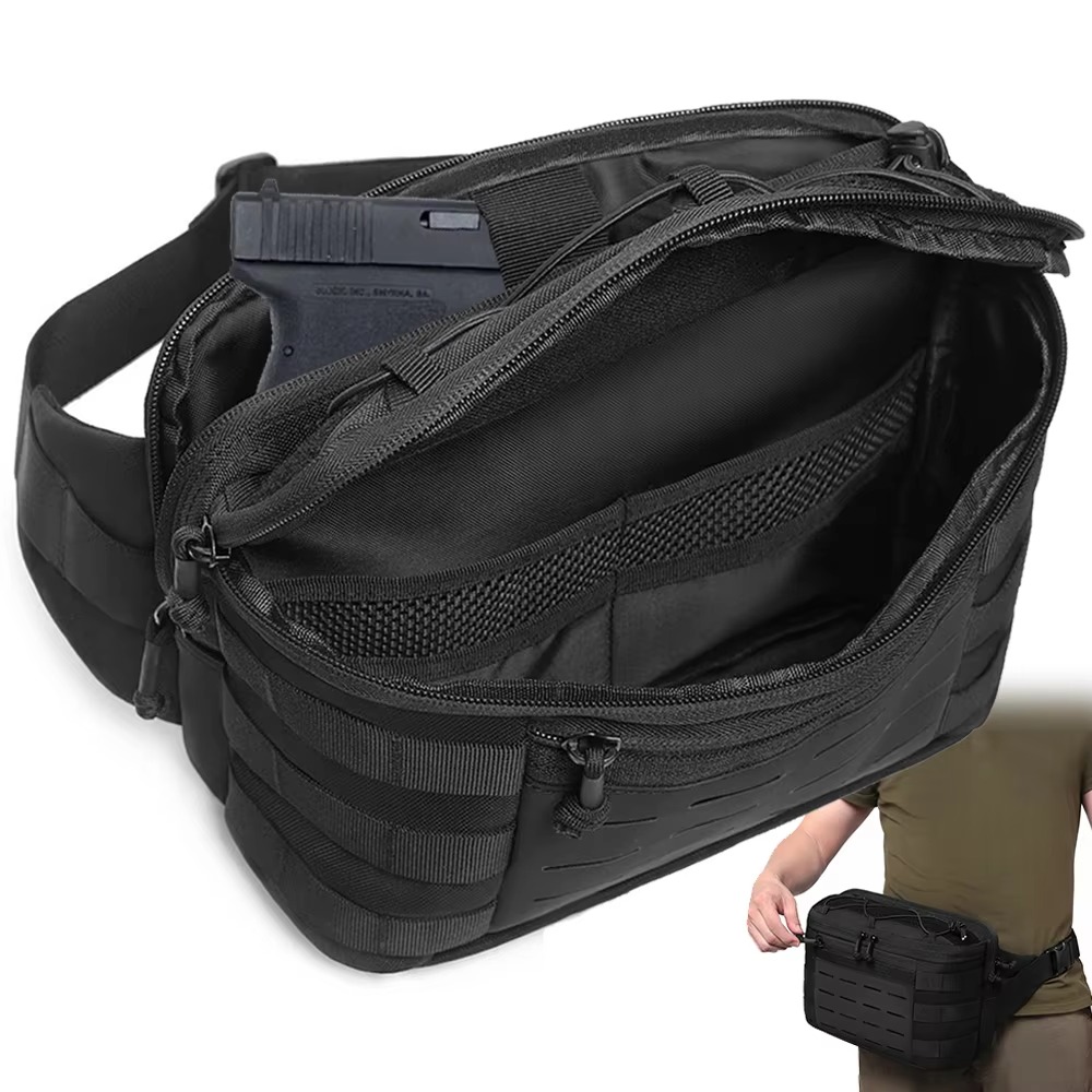 Edc Carry Fanny Pack - Taktyczna torba biodrowa do ukrytego noszenia