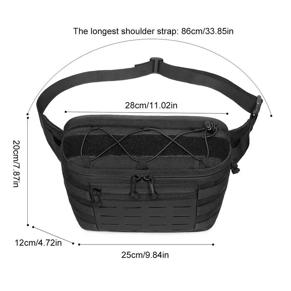 Taktyczna torba biodrowa do uk – Edc Carry Fanny Pack recenzja i cena