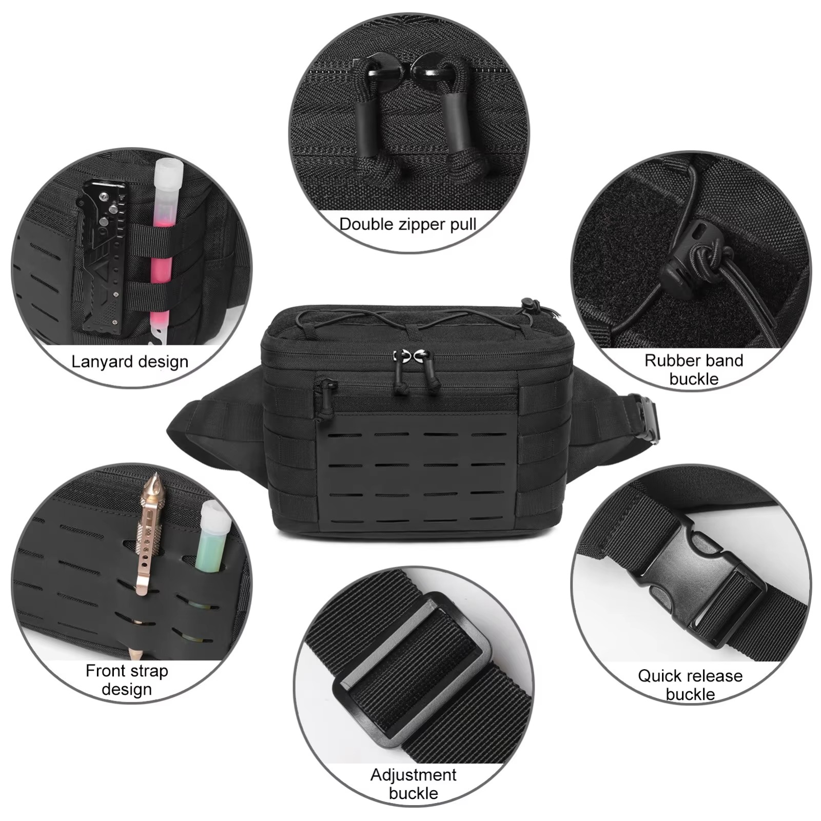 Taktyczna torba biodrowa do uk – Edc Carry Fanny Pack recenzja i cena