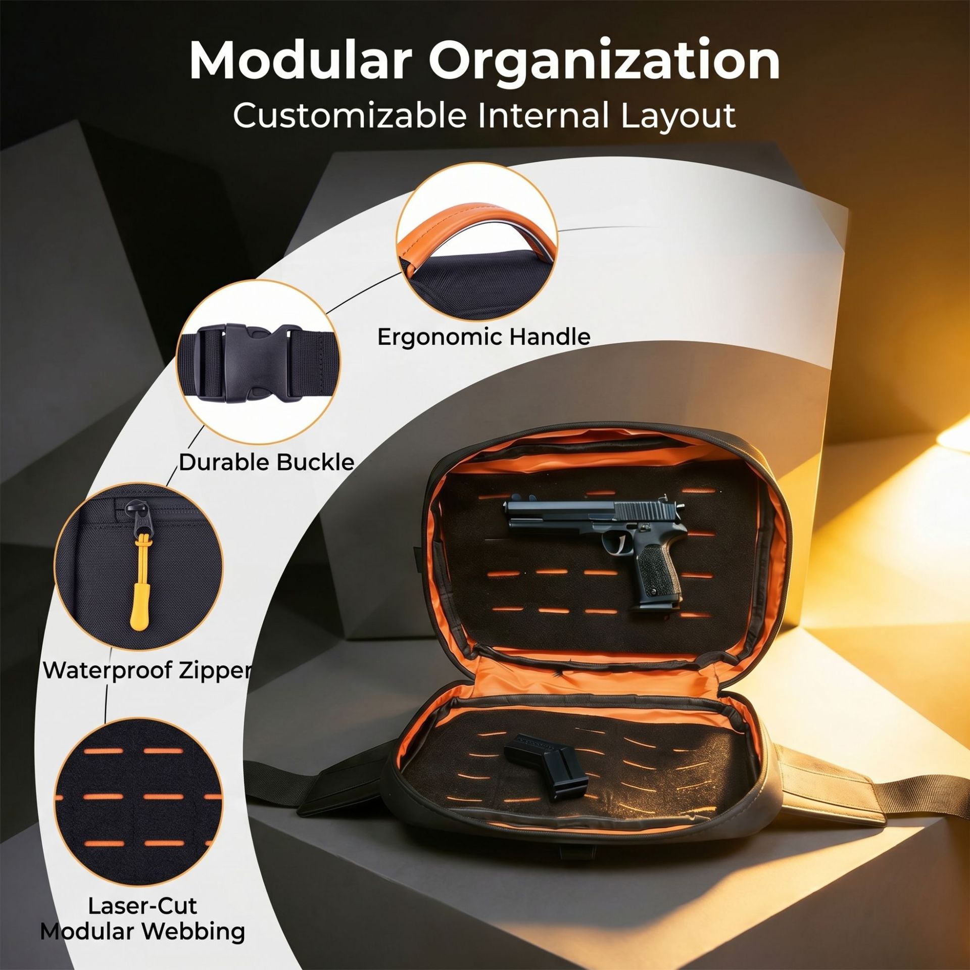 Magnetic Quick Draw – taktyczn – Edc Concealed Carry Sling Bag recenzja i cena